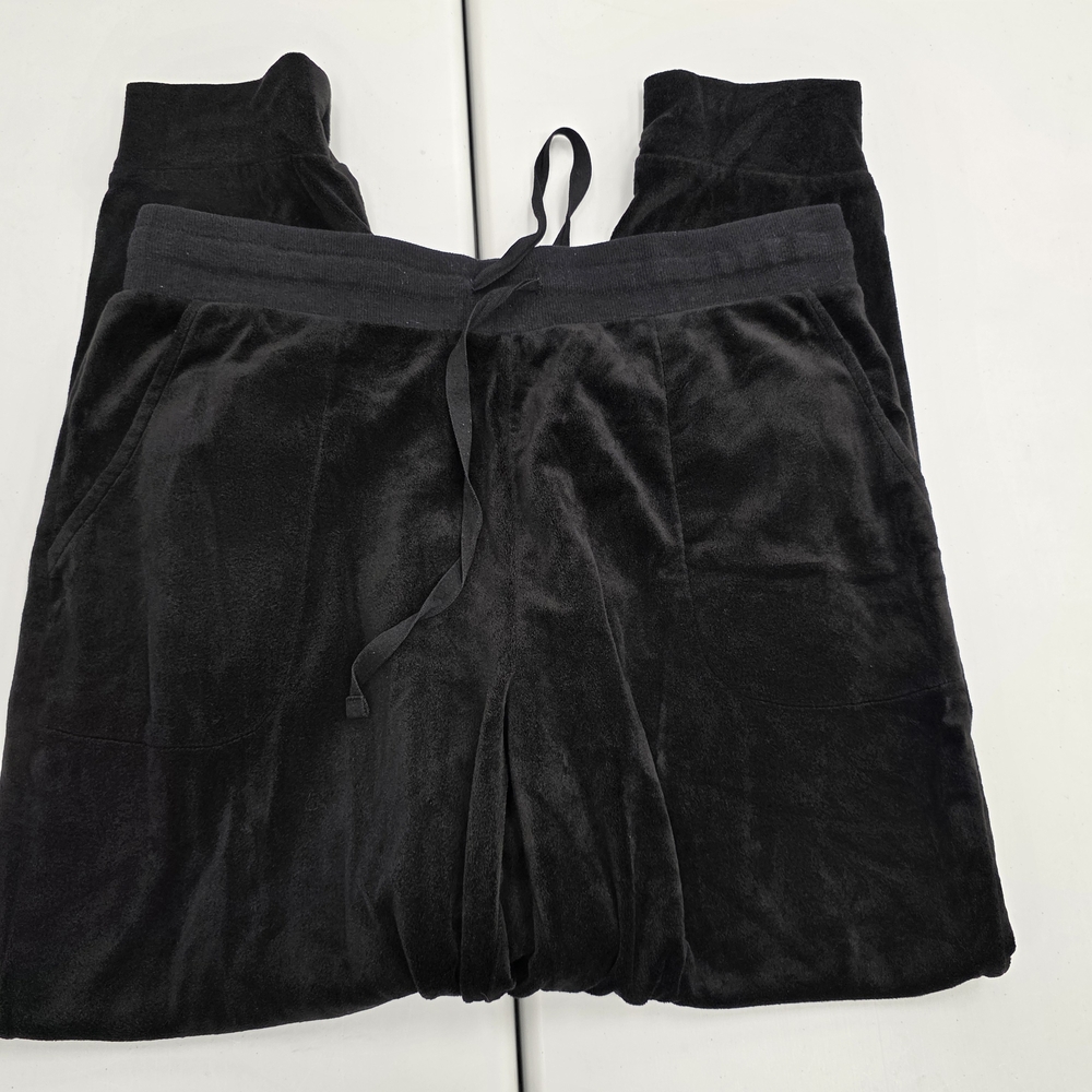 Donna Karan Velvet Black Lounge Pants